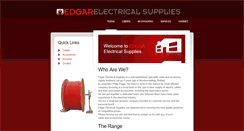 Desktop Screenshot of edgarelectricalsupplies.com