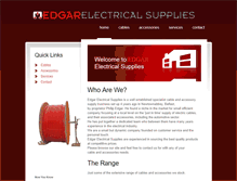 Tablet Screenshot of edgarelectricalsupplies.com